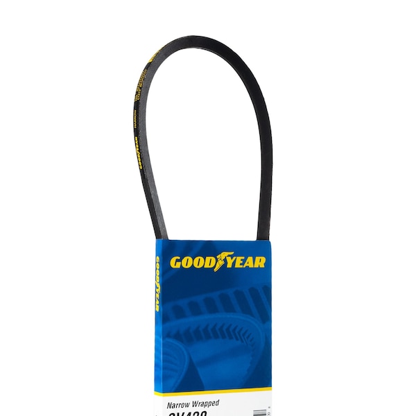 Goodyear Narrow Wrapped VBelt 3V Profile, 33.5" Effective Length